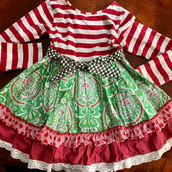 Mustard Pie Girls Holiday Set- Size 10 - Picture 5 of 9